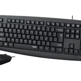 Rapoo_NX1600_Wired_Mouse_&_Keyboard_Combo_[Black]